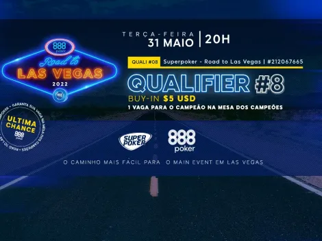 Última chamada! Road to Las Vegas tem classificatório nesta terça no 888poker