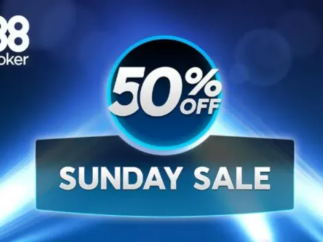 Sunday Sale oferece torneios pela metade do preço neste domingo no 888poker