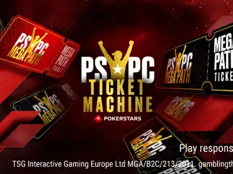 PSPC Ticket Machine sorteia US$ 500 mil em tickets para o Mega Path no PokerStars