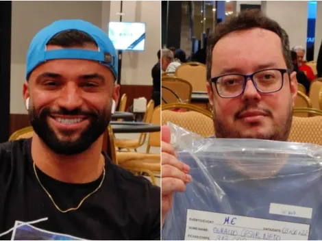 Lucas Scafini e Geraldo César lideram 1B e 1C do Main Event do BSOP Rio