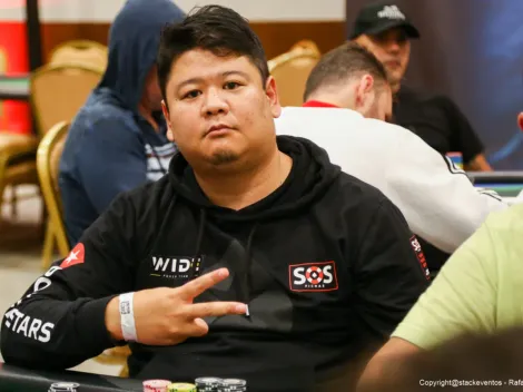 Thiago Tsukamoto puxa a fila no Dia 1 do High Rollers do BSOP Rio