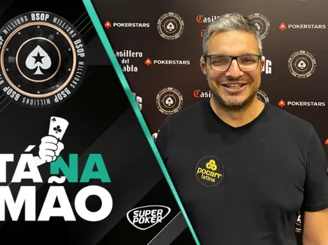 "Tá na Mão": Douglas Ferreira explica pote gigante na primeira mão do 6-Max do BSOP Millions 