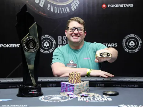 André Berlanda vira heads-up e é campeão do Main Event do BSOP Millions