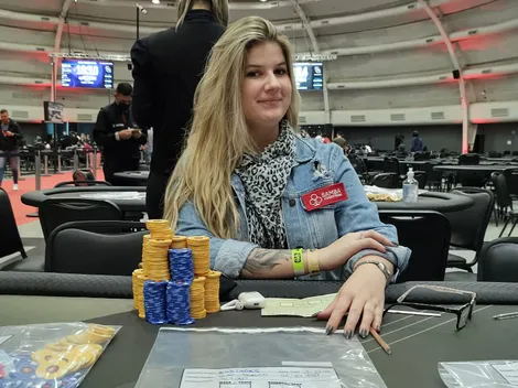 Luana Stadykoski lidera as 20 classificadas ao Dia Final do Ladies do BSOP Millions