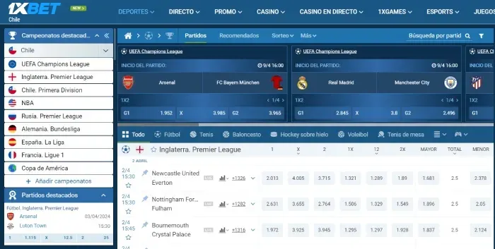 Cómo apostar en 1xBet