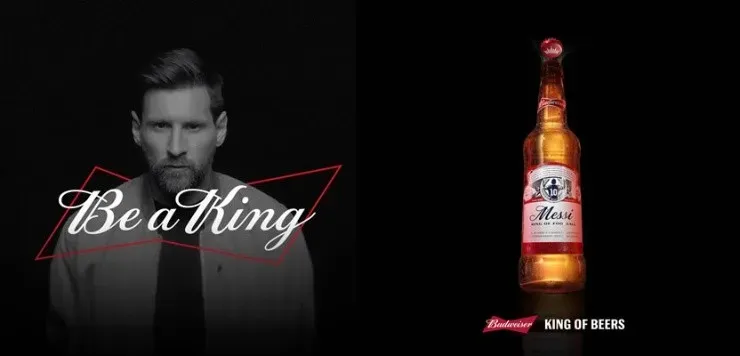 Messi fecha parceria com Budweiser. (Foto: Reprodução)
