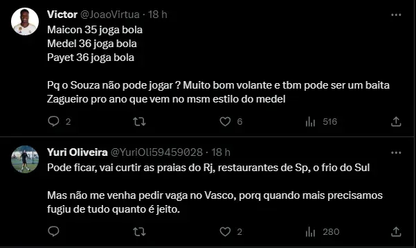 Tweets Vasco 2