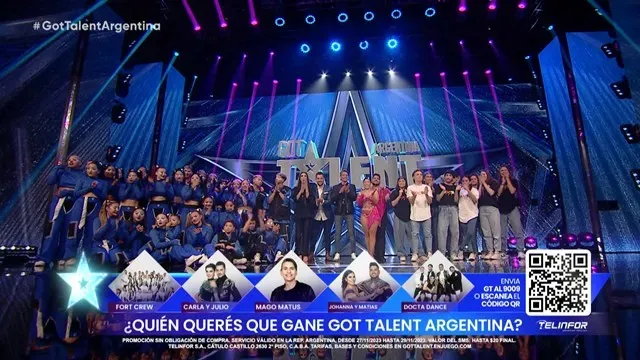 El QR para votar en Got Talent Argentina 2023.