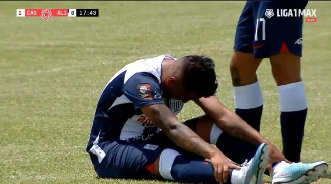 El día que Christian Cueva se lesionó en Alianza Lima. (Foto: Liga 1 MAX).