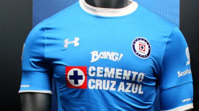 Playera de Cruz Azul del Apertura 2015 (Jam Media)