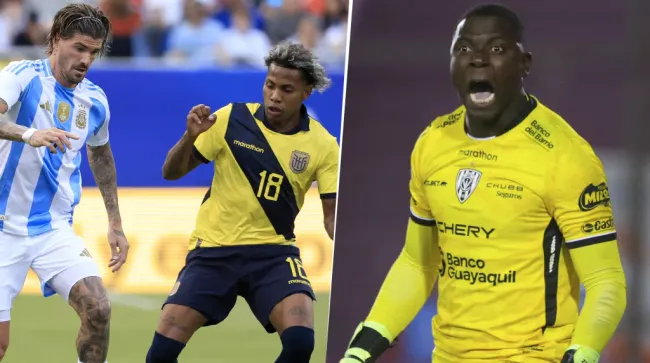 Joao Ortiz y Moisés Ramírez, jugadores de Independiente del Valle y de al Selección de Ecuador (Getty Images)