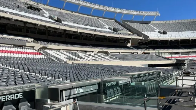 Avanzan las obras en el Monumental. (@ObrasRiver)