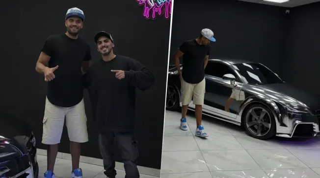 Sergio Romero y el posteo sobre el nuevo color de su Audi