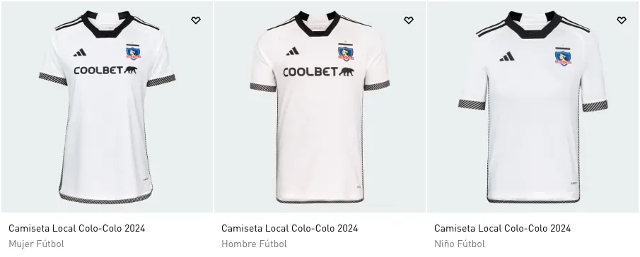 Nueva polera de colo colo deals
