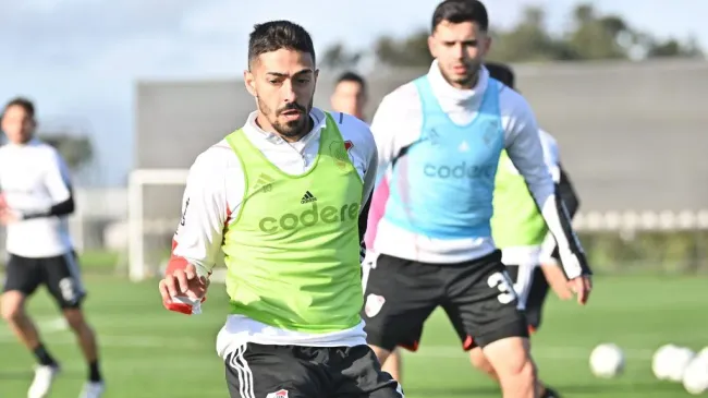 Manuel Lanzini sería titular vs. Unión. (Foto: Prensa River)