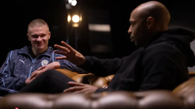 Henry y Haaland compartieron una interesante charla sobre el futuro del noruego.