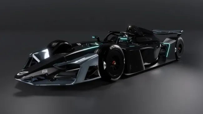 Parte frontal del nuevo auto para la Fórmula E. (X/FIAFormulaE)