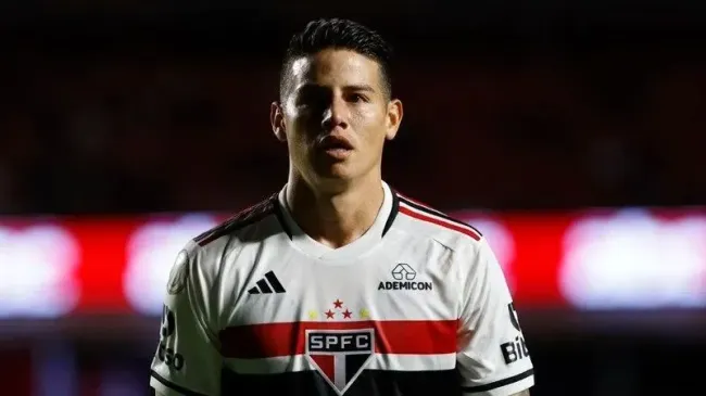 James Rodriguez em ação pelo São Paulo – Foto: Rubens Chiri/São Paulo