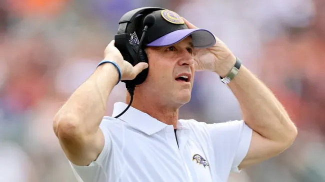 John Harbaugh has the Ravens as a Super Bowl contender (Getty Images)