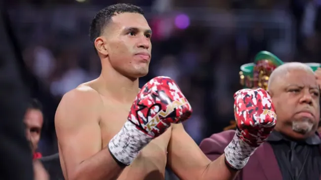 WBC interim light heavyweight champion David Benavidez awaits his next challenge. (Photo by Steve Marcus/Getty Images)