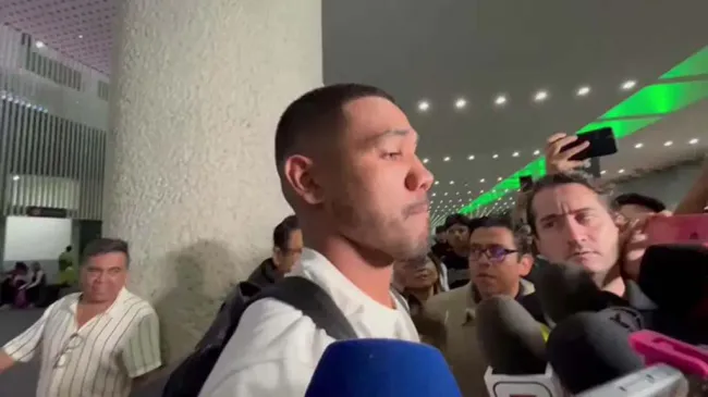 Héctor David Martínez ya está en México [Foto: Claro Sports]