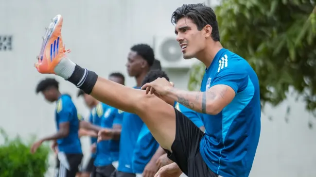 Alfonso Barco entrenando (Foto: Emelec).