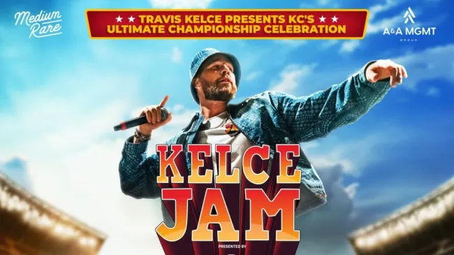 Travis Kelce for 2024 Kelce Jam. (Source:  @@KelceJam)