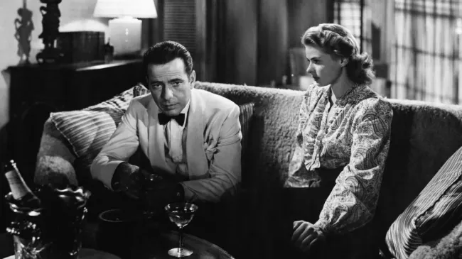 Ingrid Bergman y Humphrey Bogart en Casablanca. (Fuente: IMDb)