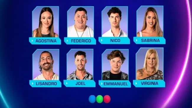 Los nominados en Gran Hermano Argentina 2024.