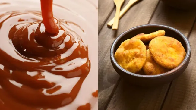 Manjar y sopaipillas