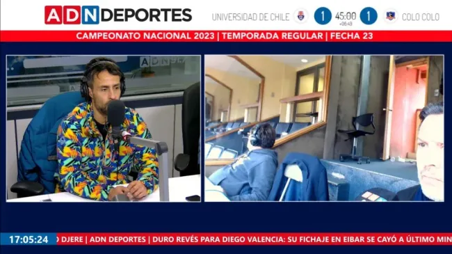 Jorge Valdivia comentó en Radio ADN el Superclásico (Captura)