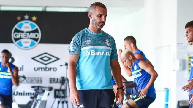 Reverson Pimentel pelo Grêmio. (Reprodução/Grêmio FBPA)