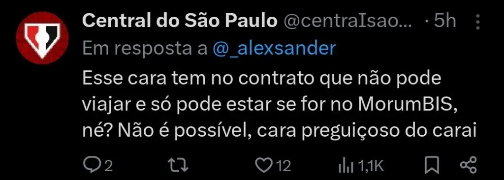 Repercussão via Twitter