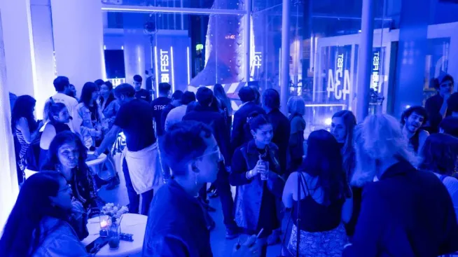 Otra imagen del evento de MUBI en Buenos Aires, Argentina. Imagen: @mubilat.