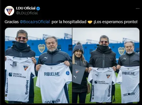 Boca recibió a Liga de Quito.