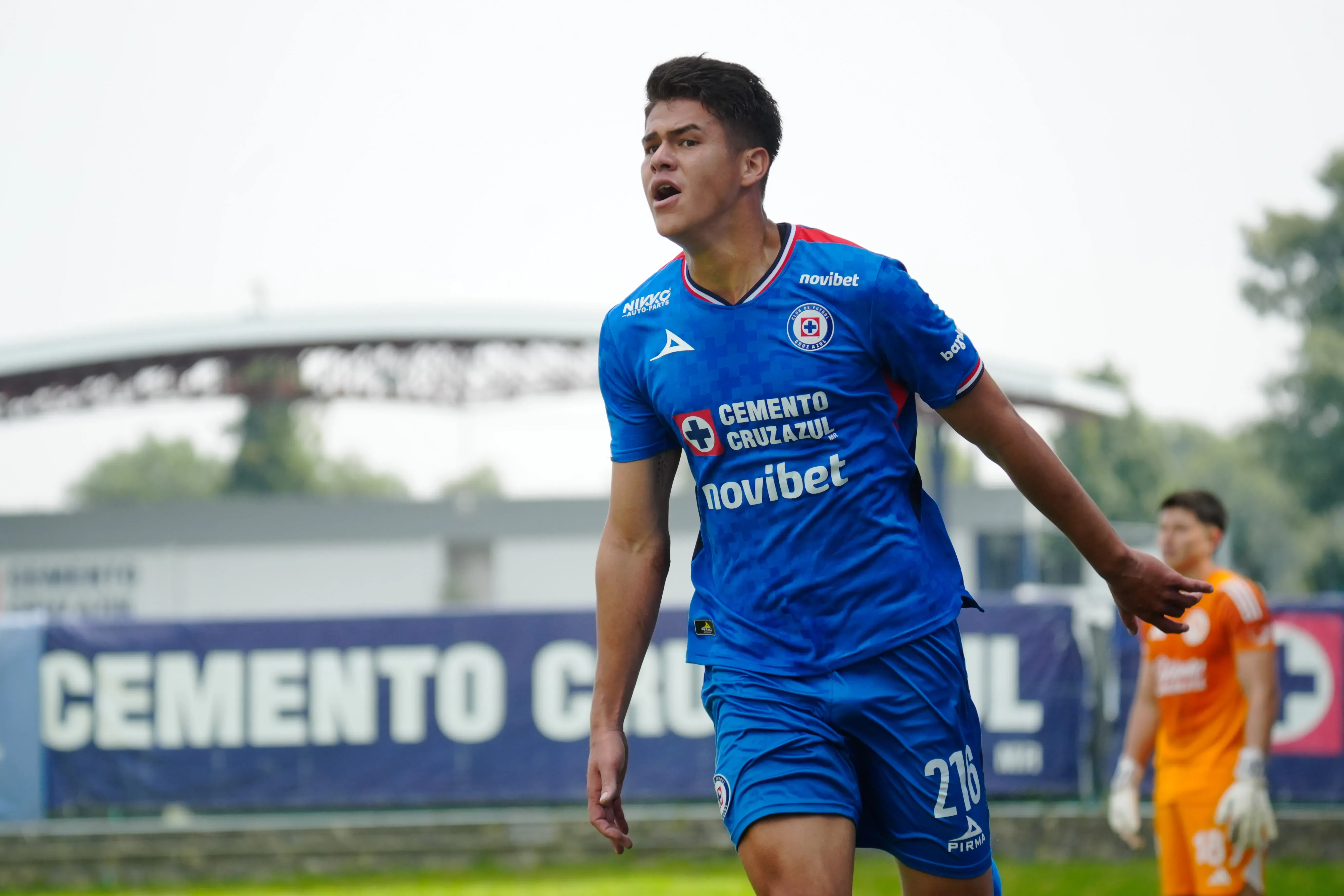 Bryan Casas celebrando un gol con Cruz Azul Sub-21 (Imago7)