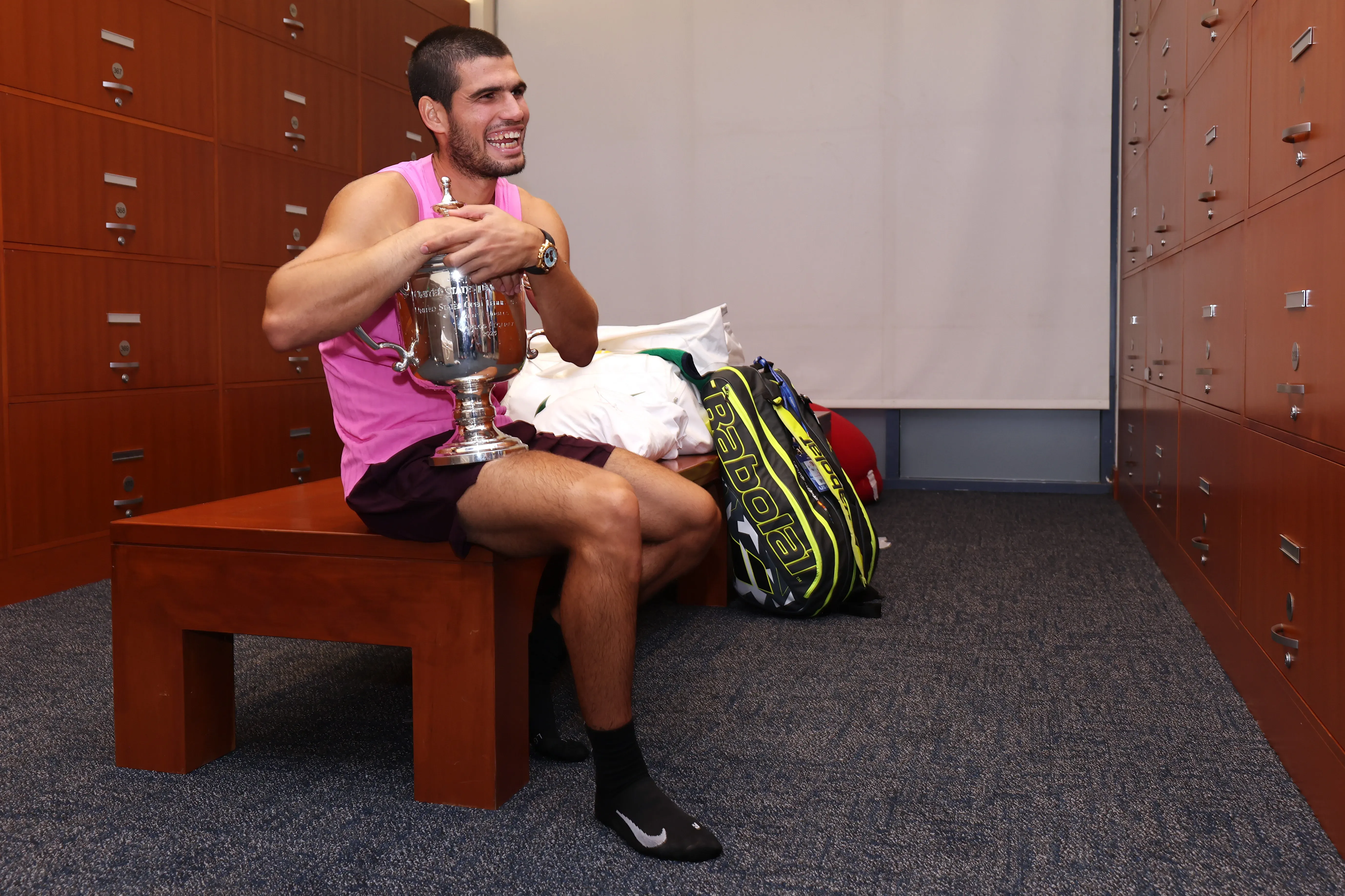 Carlitos luego de ganar el US Open 2025. (Foto: Getty).