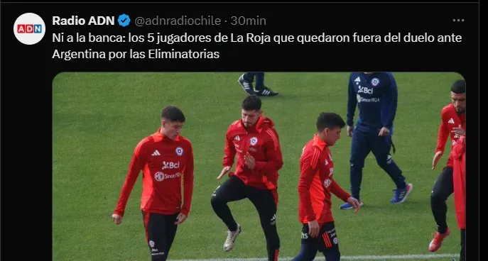 Fuente: @adnradiochile