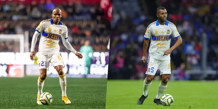 Quiñones y Carioca, en carpeta de Tigres UANL. (Imagoy / Especial)