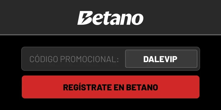 codigo promocional betano es DALEVIP