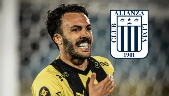 Rodtíguez jugando para Peñarol. (Foto: Composición Bolavip)