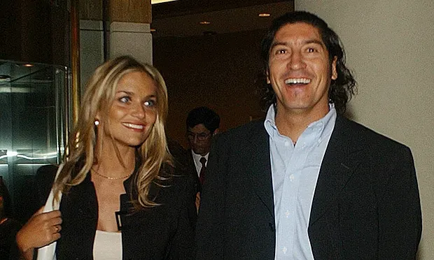 Kenita Larraín y Bam Bam, la pareja más mediática de Chile hace dos décadas.