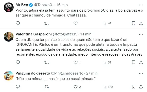 Internautas comentam sobre fala de Wanessa Camargo - Foto: Twitter