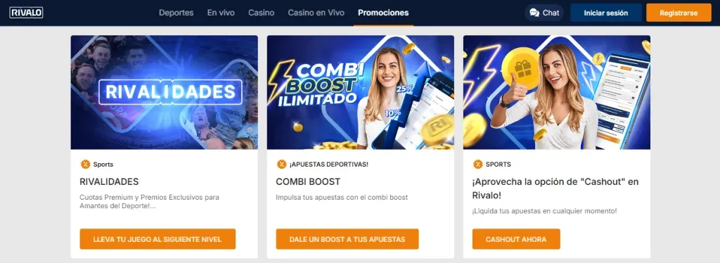 Código de bono Rivalo