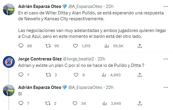 Respuesta de Adrián Esparza Oteo