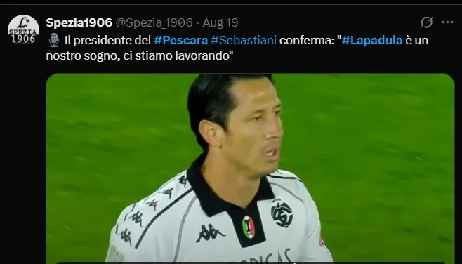 Fuente: @Spezia_1906