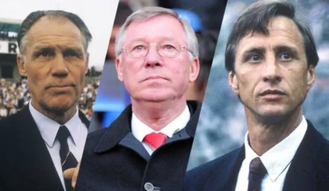 Johan Cruyff, Rinus Michels y Sir Alex Ferguson: TW