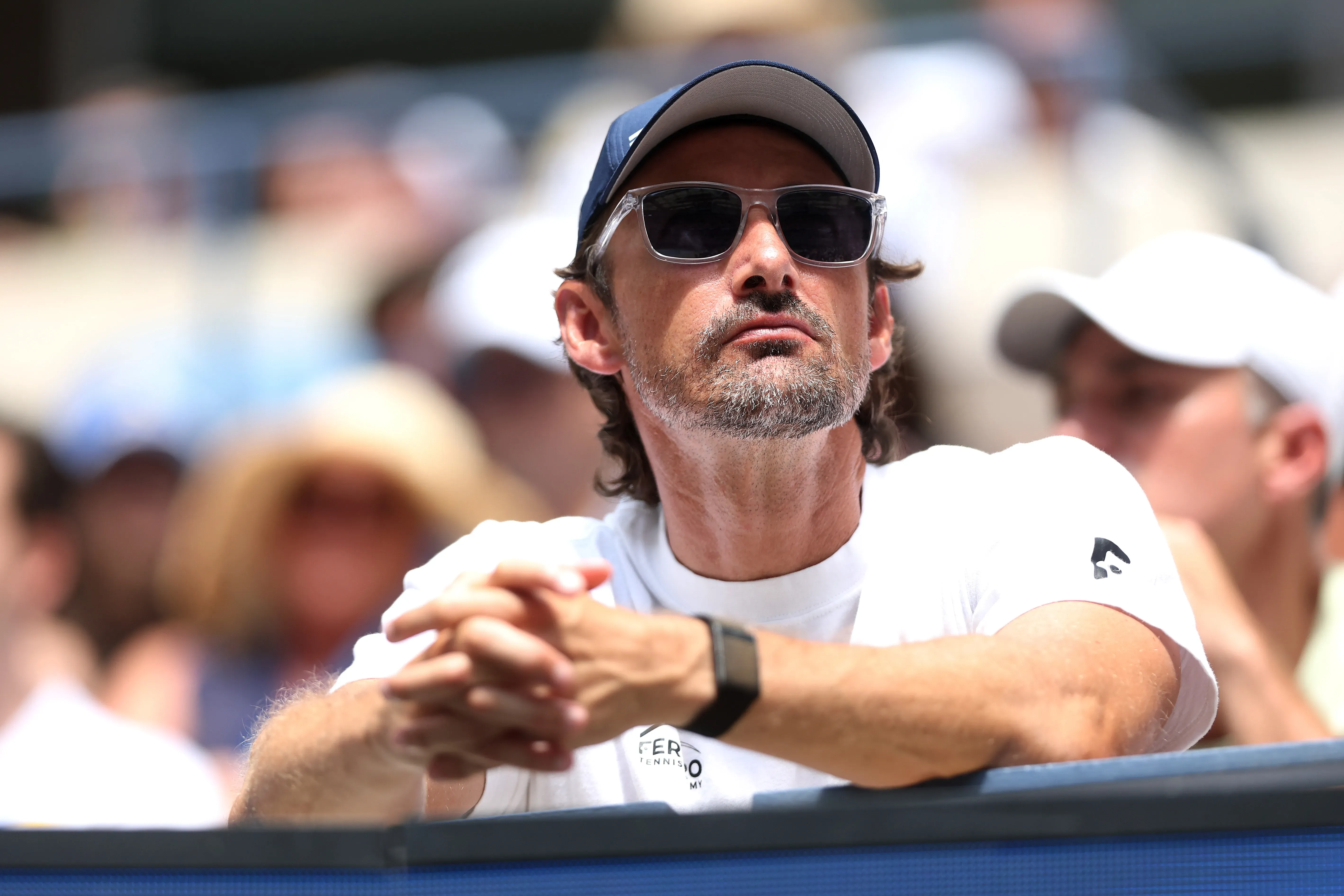 Juan Carlos Ferrero ya no trabaja con Carlos Alcaraz. (Photo by Matthew Stockman/Getty Images)