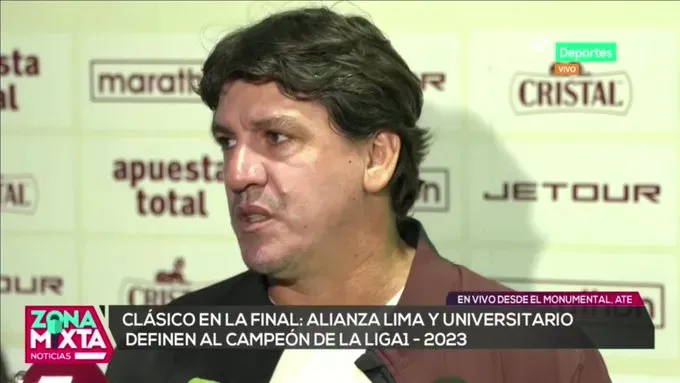 Jean Ferrari emocionado por título del Torneo Clausura 2023. (Foto: Movistar Deportes).