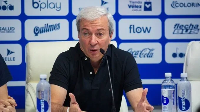 Fabián Berlanga, presidente de Vélez